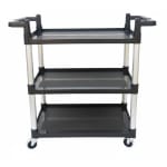 ABS Plastic Black 3 Layer Service Trolley — view 4