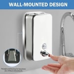 SS Soap Dispenser with Manual Press Function - 500ml — view 6