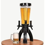 Beer Tower with 3 Taps & Ice Tube - 3L | Black — view 3