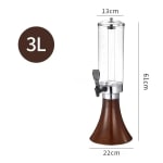 Beer Tower with SS Gel Based Ice Tube & LED Lights - 3L — view 2