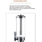 Beer Tower with SS Gel Based Ice Tube & LED Lights - 3L — view 4