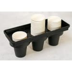 ABS Fibre Cylindrical 3 Slot Cup Holder — view 6