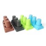 ABS Fibre Cylindrical 3 Slot Cup Holder — view 7