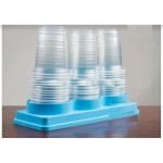 ABS Fibre Cylindrical 3 Slot Cup Holder — view 3