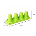 ABS Fibre Cylindrical 4 Slot Cup Holder — view 2