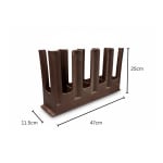 ABS Fibre Straight 4 Slot Cup Holder — view 2