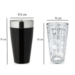 PC Boston Shaker 450ml with SS Vinyl Coated Tumbler — view 2