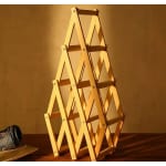 Wooden Foldable Bamboo Wine Holder — view 6