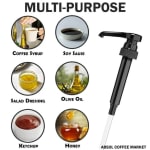 Spare for Glass Syrup/Sauce/Liquid Dispenser - Plastic Pump Head — view 3