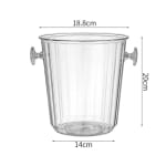 PC Heavy Cylindrical Shaped Ice Bucket — view 2