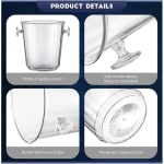 PC Heavy Cylindrical Shaped Ice Bucket — view 4
