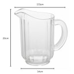 PC Heavy Pitcher Shaped Beer Jug - Single pc Box Packing — view 2