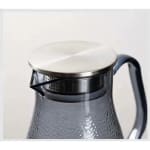 VAMA Square PC Jug with SS Lid - 1500ml | Dual Pour Design (Wide Flow & Strainer) | Single pc Box Packing — view 7