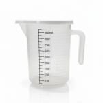 Virgin Plastic Jugs with Measurements + Lid — view 1