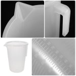 Virgin Plastic Jugs with Measurements + Lid — view 6