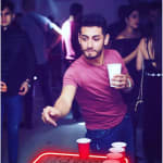 Beer Pong Table with LED Lights - Foldable | Portable | Adjustable Height — view 4