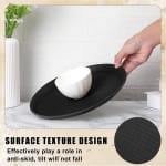 Anti Skid Tray - Regular | Round| Black | 14" — view 7