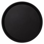 Anti Skid Tray - Regular | Round| Black | 16" — view 1