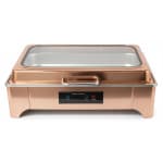 Digital Chafing Dish Rectangle 9L with Inbuilt Heater + Transparent Lid + Hydraulic Soft Close (1 GN Pans of 1/1 65mm) — view 8