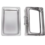 Digital Chafing Dish Rectangle 9L with Inbuilt Heater + Transparent Lid + Hydraulic Soft Close (1 GN Pans of 1/1 65mm) — view 4