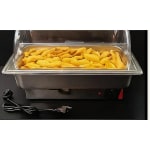 Electric Chafing Dish - Rectangle with PC Roll Top Lid — view 3