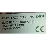 Electric Chafing Dish - Rectangle with PC Roll Top Lid — view 8