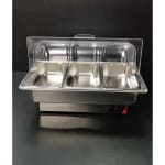 Electric Chafing Dish - Rectangle with PC Roll Top Lid — view 4