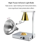 Electric Food Lamp Warmer - Single Head | Top + Bottom Heating — view 6