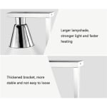 Electric Food Lamp Warmer - Single Head | Top + Bottom Heating — view 7