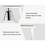 Electric Food Lamp Warmer - Single Head | Top + Bottom Heating — view 6