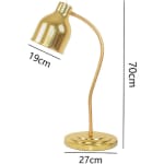 Electric Food Lamp Warmer - Tiltable U Shaped Standing Lamp (Height: 86cm) — view 2