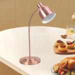 Electric Tiltable Double Head U-Shaped Food Lamp Warmer with Two Bulbs of 275W Each Standing Model — view 3