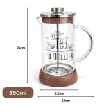 Tea/Coffee Plunger - Brown Base New Model — view 2