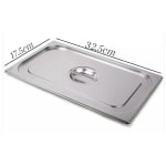 SS GN Pan Lid — view 2