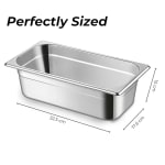 VAMA PC GN Pan 1/3 with NSF Certified Laser Logo — view 2