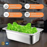 VAMA PC GN Pan 1/3 with NSF Certified Laser Logo — view 5