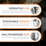 VAMA PC GN Pan 1/3 with NSF Certified Laser Logo — view 7