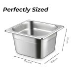 VAMA PC GN Pan 1/6 with NSF Certified Laser Logo — view 2