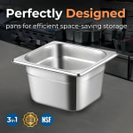 VAMA PC GN Pan 1/6 with NSF Certified Laser Logo — view 8