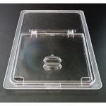 VAMA PC Flip Lid (Half Open + Half Close) for PC GN Pan with NSF Certified Laser Logo — view 4