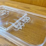 VAMA PC Flip Lid (Half Open + Half Close) for PC GN Pan with NSF Certified Laser Logo — view 6