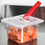 VAMA PC Flip Lid (Half Open + Half Close) for PC GN Pan with NSF Certified Laser Logo — view 3