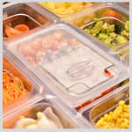 VAMA PC Flip Lid (Half Open + Half Close) for PC GN Pan with NSF Certified Laser Logo — view 2