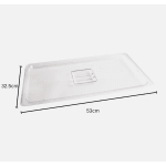VAMA PC Regular Lid for PC GN Pan with NSF Certified Laser Logo — view 2