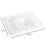 VAMA PC Regular Lid for PC GN Pan with NSF Certified Laser Logo — view 2