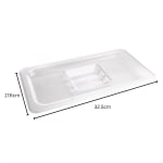VAMA PC Regular Lid for PC GN Pan with NSF Certified Laser Logo — view 2