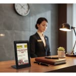 Rexine L-Shaped Menu Card Stand — view 3