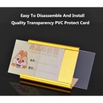 Gold L-Shaped Aluminium Card Holder - (Quantity - 20pcs) — view 4