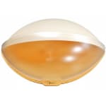VAMA Wooden Oval Shaped Bread Box with Transparent Front Cover — view 4
