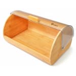 VAMA Wooden Rectangle Bread Box with Transparent Front Cover - New Model — view 7